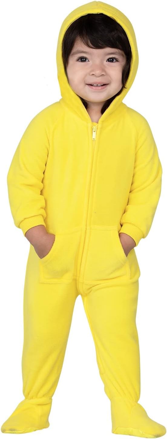 Footed Pajamas - Winter Wonderland Infant Hoodie Fleece One Piece
