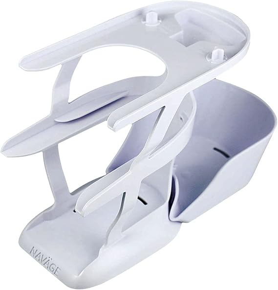 Navage Countertop Caddy - Storage Caddy Organizer for the Navage Nasal Irrigation System - 3-Tier Nose Cleaning Supplies Organizer with Detachable Tray - Plastic Caddy Only - Nasal Care Accessories
