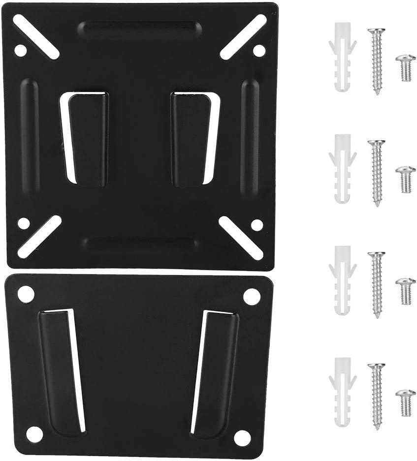 01 TV Wall Mount, Solid Support Wall Monitor Mount, Stable Aluminium Alloy Durable for Home 14-32in LCD TV Business