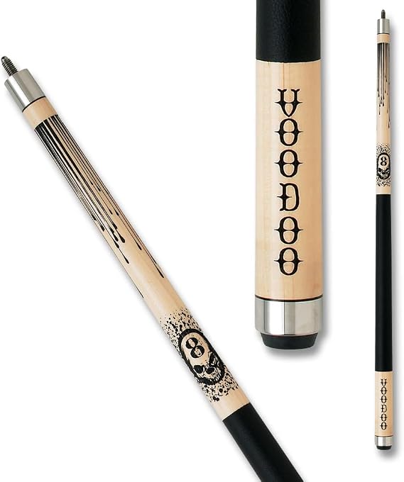VOODOO Billiards Pool Cue Stick - Bone - Dripping Blood - 21oz