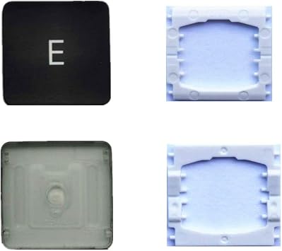Replacement Individual E Key Cap and Hinges are Applicable for MacBook Pro A1706 A1707 A1708 Keyboard to Replace The E Keycap