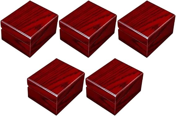 5X Wood Single Watch Box Bangle Bracelet Storage Case Retail Jewelry Display (D 1)