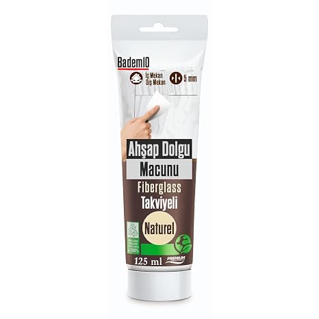 Ahşap Parke Tamir Macunu NATÜREL RENK Mobilya Masa Dolgu Çatlak Çizik Giderici 125 ML Kullanım Hazır