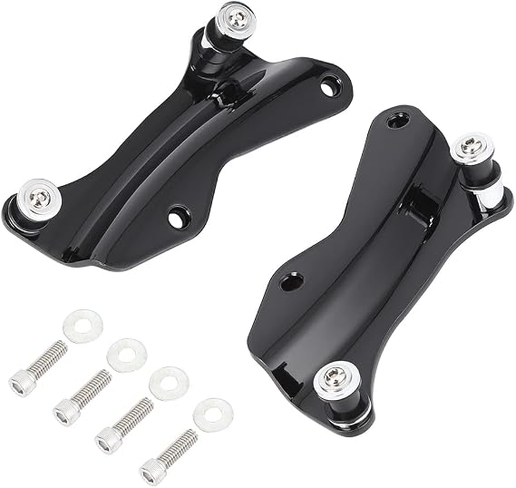 4 Point Docking Hardware Kit Compatible with Harley Touring Road King Electra Glide Street Glide Road Glide 2014-2023 Gloss Black