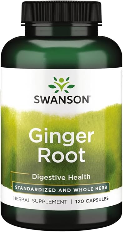 Swanson Ginger Root Standardized 250 mg, 120 Capsules