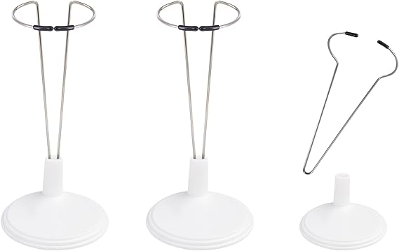 2 Pack Stray Kids Lightstick Support, 5.5inch-1.9inch Lightstick Stand, Refer to Kpop Lightsticks, Twice Lightstick, Skz Lightstick, Ateez Official Lightstick Support（Two White）