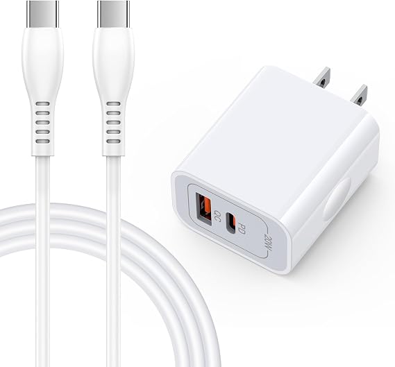 for Samsung Fast Charger USB C Wall Plug Adapter for Samsung Galaxy A57 A37 A17 5G A36 S26 Ultra S25FE A56 Z Flip7 S24,iPhone Charger Fast Charging Block with 6FT Cord for iPhone 17 Pro Max 16Plus 16e