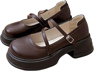 Emo Shoes, Y2K Grunge Cute Fashion Women, Mary Jane Lolita Dress Casual Comfy Platform Heels Chunky Goth Punk Kawaii, Gifts for Daughter Granddaughter Back to School Shoes for Teen Girls