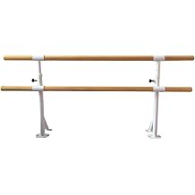 Portable Ballet Barre, Adjustable Height Gymnastics Pole Freestanding Stretch Bar for Dance Exercise with Non-Slip Feet,