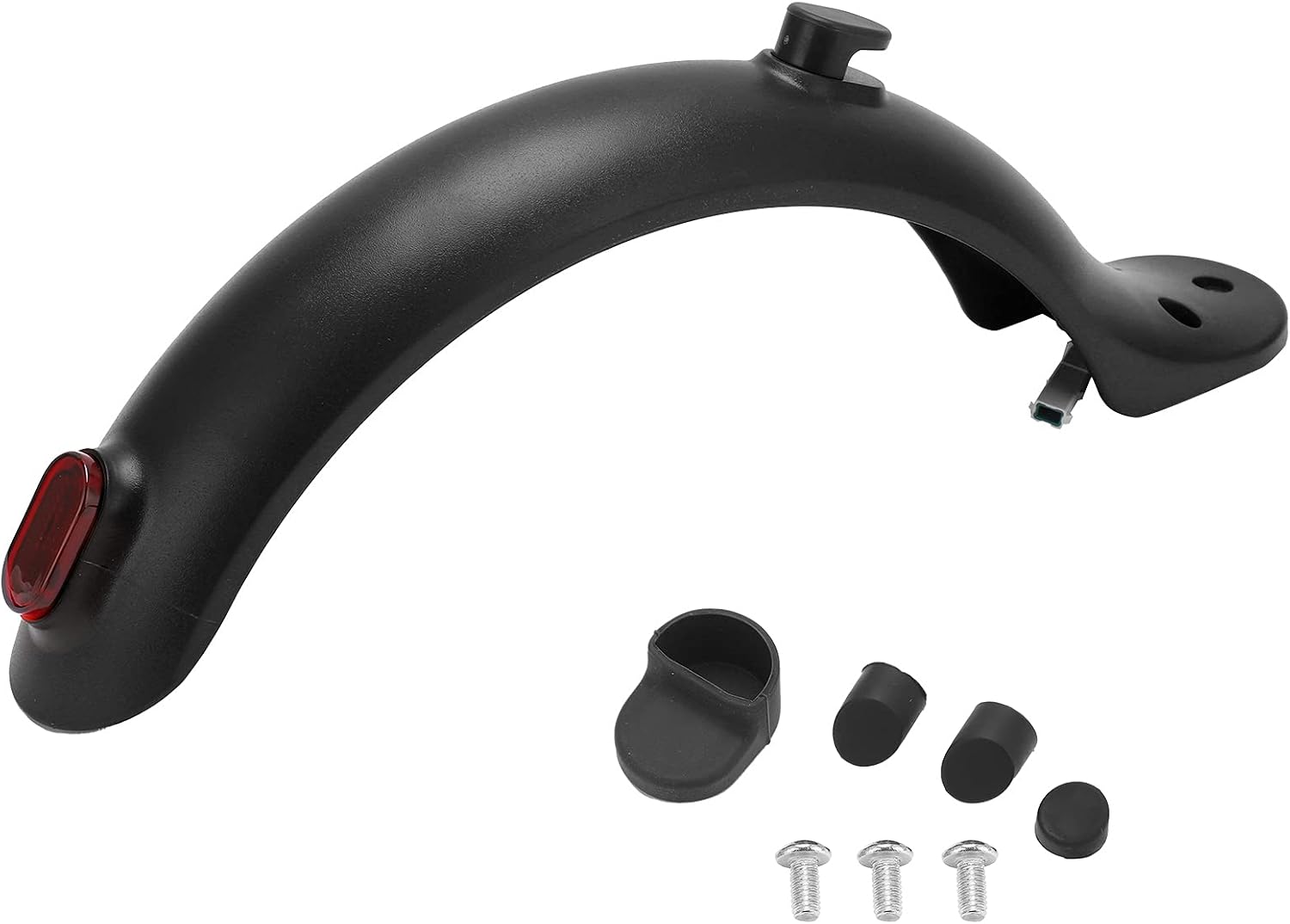 Scooter Parts,Electric Scooter Rear fenders Mugguard with Hook and Taillight Accessories