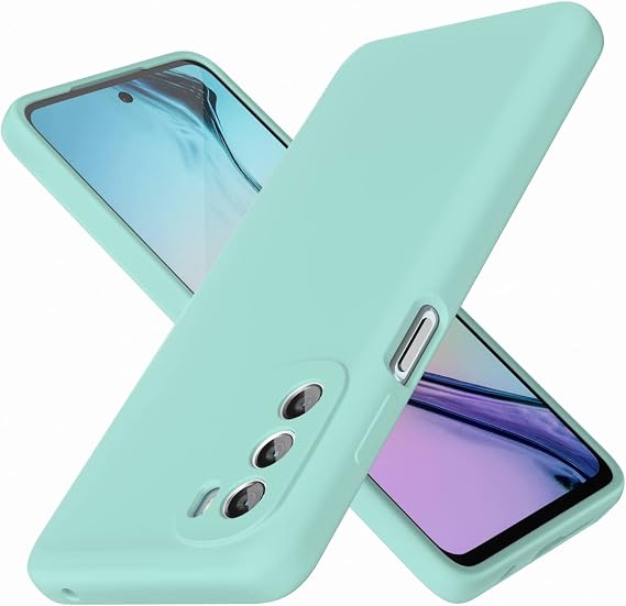 Moto G Stylus 5G 2022 Case [NOT for 4G Version], Soft Liquid Silicone Protective and Anti-Scratch Microfiber Lining Shockproof Compatible with Motorola G Stylus 2022 5G Cover (Green)