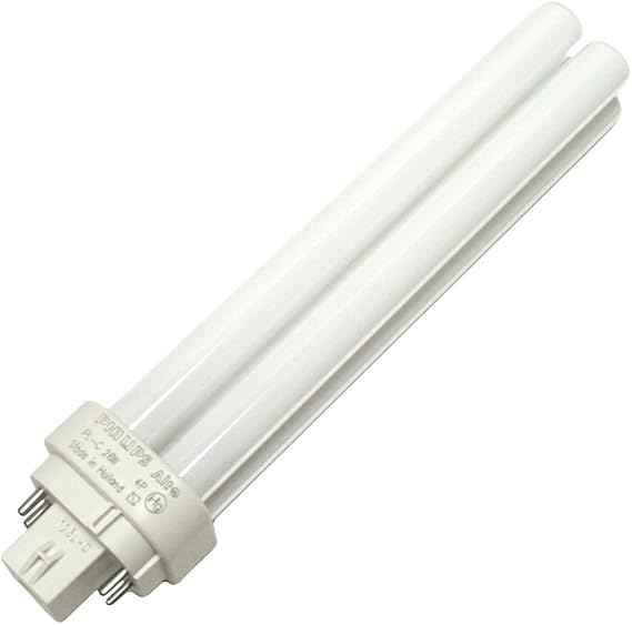Philips Alto PL-C Energy Saver Compact Fluorescent Light Bulb: 1800-Lumen, 3500-Kelvin, 26-Watt, 4-Pin G24-3 Base, Daylight