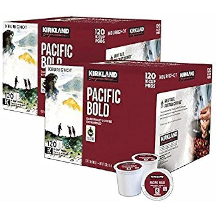 Kirkland Pacific Bold K-Cups, 100 Count 240 K-Cups