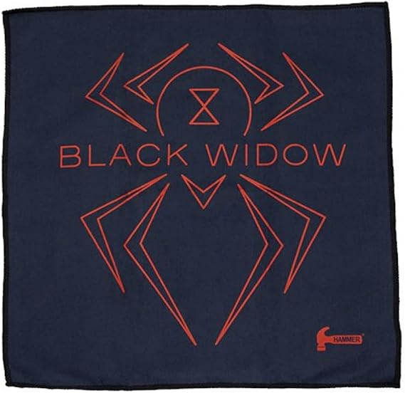Hammer Bowling Products Hammer Bowling Widow Micro Suede Towel, Black