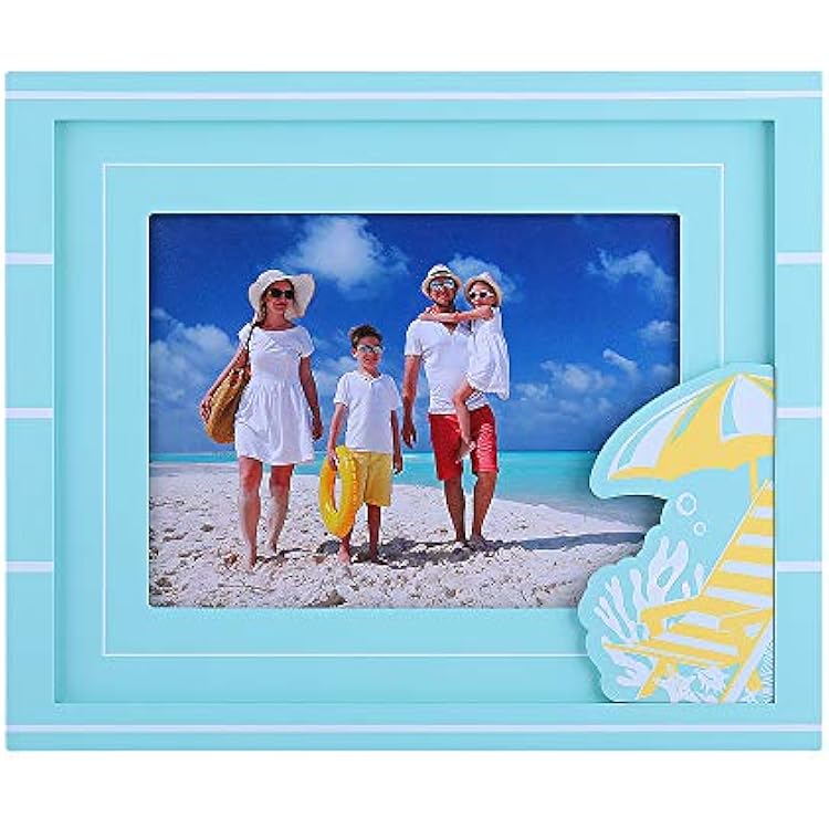 6x8 Picture Frame Made of Solid Wood Real Glass Wall and Tabletop Picture Frames with Handmade Wood Chip