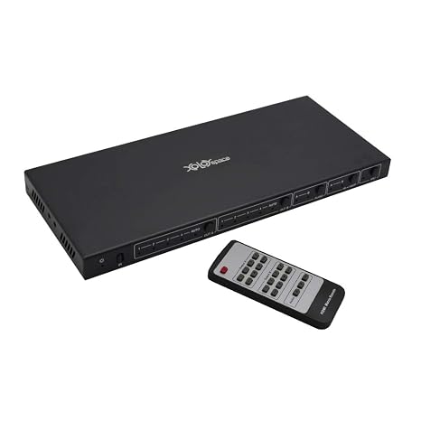 46421S 4X2 4K 60HZ 4:4:4 HDR HDMI Matrix Switcher HDCP2.2 with downscaler Audio Extractor/ARC