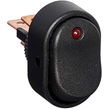 Calterm 40393 Switch, 30A Switch, Red