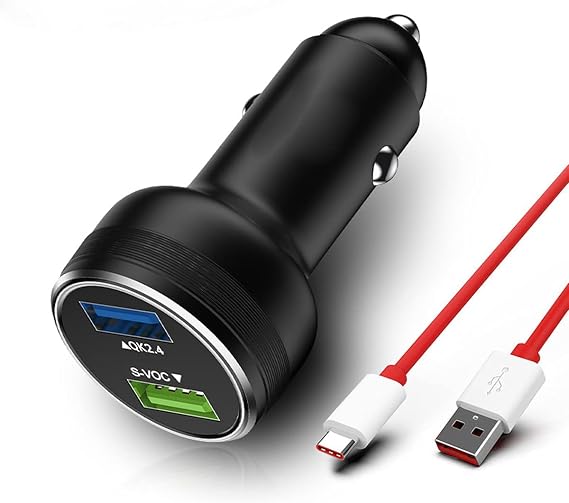 100W 80W 65W Car Charger Compatible for Oneplus Phones Fast Charging