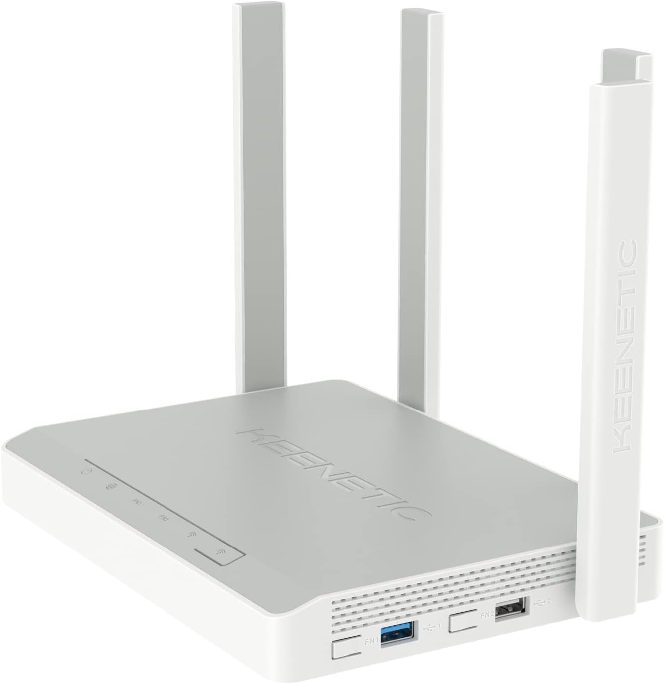 Keenetic Titan AX3200 Mesh Wifi 6 Multi-Gigabit Router Dual Core Arm CPU Processor 5-Port Gigabit and 1-Port 2.5 Gigabit Managed Fiber Assisted Router USB 2.0 and High Speed USB 3.0 Port