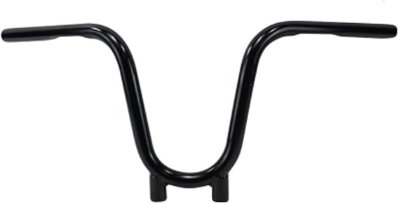1" Bootlegger Handlebars - Black Dimpled