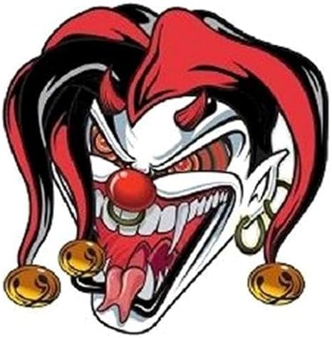 Crazy Jester Sticker Joker