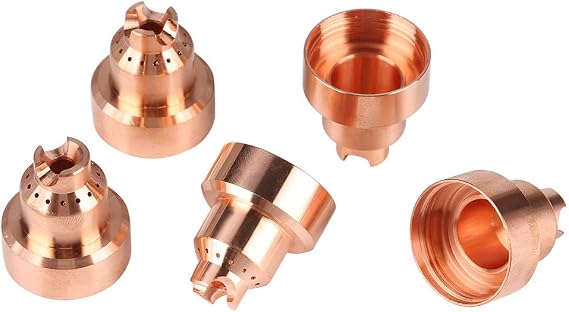 5pcs 220818 Plasma Consumables Cup Cap Plasma Cutting Consumables Machine Plasma Cover for MAX65/85/105 Cutting Torch