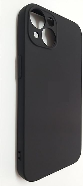 Constrain Velvet Lined Silicone Case compatible with iPhone 13 – Camera Protected, Shock Absorber - Matte Black