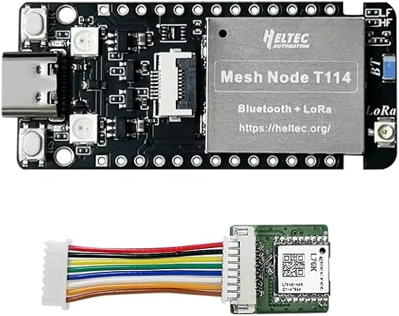 Heltec T114 V2 Meshtastic Tracker Nordic nRF52480 SX1262 LoRaWAN LoRa Devices Positioning BLE WiFi Development Board 902-928MHz Without Display Low Power (with GNSS)