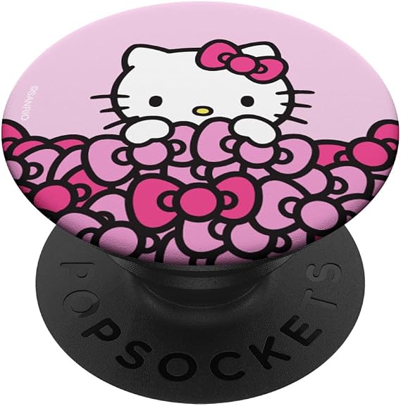 Hello Kitty Pink Bows PopSockets Adhesive PopGrip
