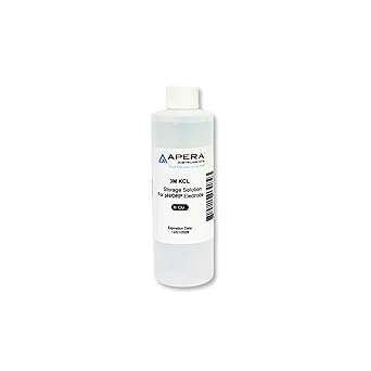 Apera Instruments 3M KCL Storage Soaking Solution 8 oz. for pH and ORP Electrodes