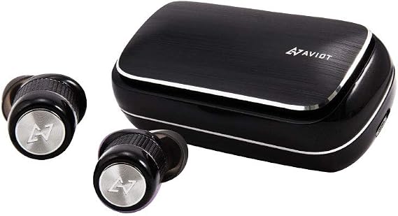 AVIOT TE-BD21F True Wireless Earphone Bluetooth 5.0 Hybrid Triple Driver IPX5 Waterproof Supports AptX, SBC, AAC Up to 7 Hours Continuous playback time [Black]