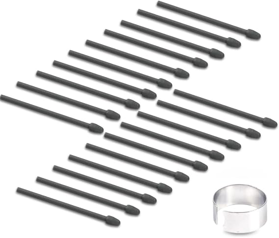 Marker Pen Tips for Remarkable 1/2 Stylus Marker Pen Plus Replacement Soft Nibs,Tips with Tool (20 PCS/2B)