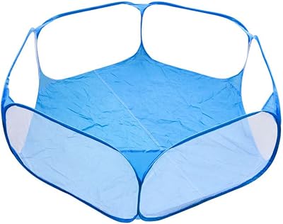 LUOZZY Animal Baby Playpen Foldable Fence Anti-Slip Bases Baby Playard Breathable Pet Playpen Indoor Outdoor Yard Fence for Kitten Puppy Bunny Hamster Ferret, 47Inch