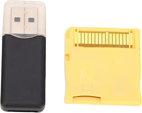 Ejoyous 2025 R4 Video Game Memory Card ASIC Chip Flash Card with Reader for, NDSL, NDSI, NDSI XL, 2DS, 3DS, 3DS New 2DS XL (Gold)