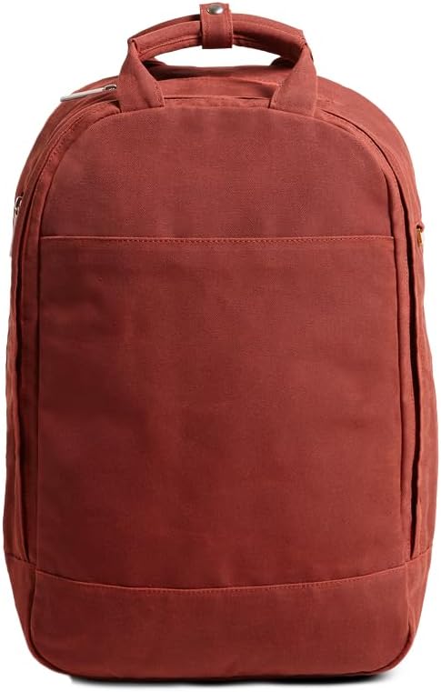 Day Owl Unisex Recycled Backpack Pro Slim 14 Laptop, Jam Red