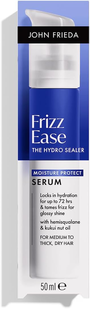 John Frieda Frizz Ease The Hydro Sealer Moisture Protect Serum 50ml. Hair Serum for Smooth Finish and Humidity Defence