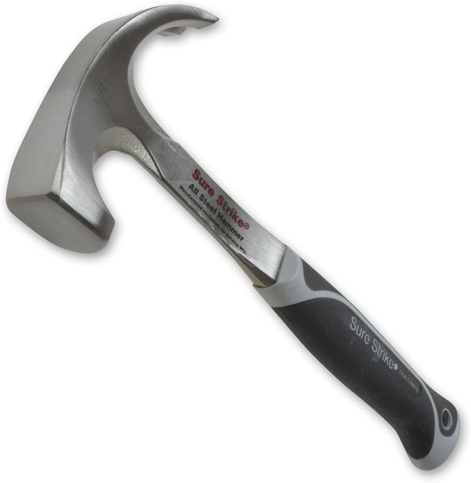 Estwing EMR16C Surestrike All Steel Curved Claw Hammer 16Oz