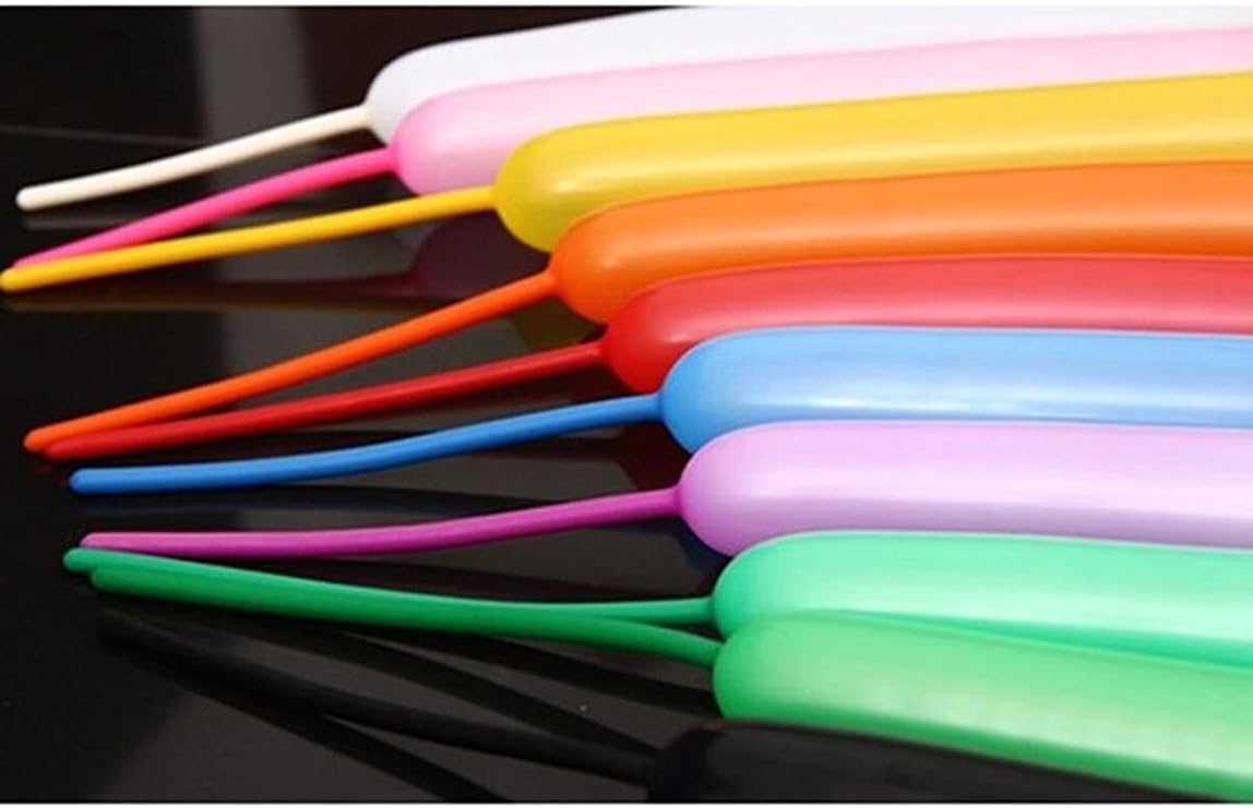 Long Thin Sausage Balloon 50 Pieces in Mixed Colors