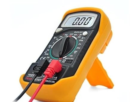 Zauss Xl830l Dijital Multimetre Ölçü Aleti Volt Amper Ölçer Pil Kablo