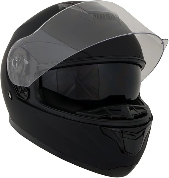 Milwaukee Helmets Advanced Motorcycle Full Face Helmets Bikers w/ Drop Down Visor MPH98XX