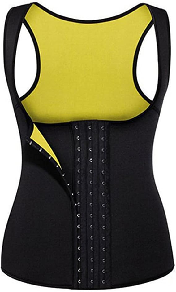 Women Waist Trainer Vest Slim Corset Neoprene Sauna Tank Top Zipper Weight Loss Body Shaper Shirt Girdle S-6XL