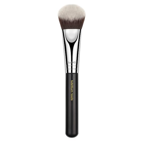 Bdellium Tools Professional Makeup Brush - Maestro Series 988 BDHD Phase I Large Foundation/Powder - With Soft Synthetic Fibers, For Application & Blending (Black, 1pc)
