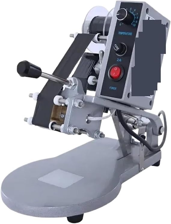Manual Expiry Date Printing Machine Hot Stamping Batch Coding for Offices and Factories