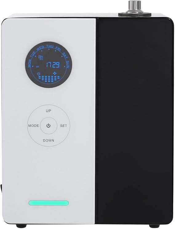 Smart Scent Air Machine, Scent Diffuser with WiFi, 200 ML Coverage 300-500m3 Smart Air Diffuser for Office, Home, Hotel. (White+Black)