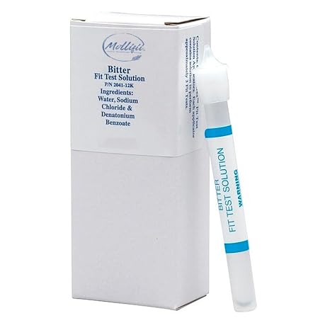 Fit Testing Solution, 2.5mL, Bitrex, PK6, Mfr: 2041-12K-A