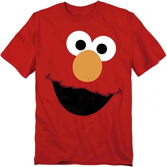 Popfunk Sesame Street Elmo Face T-Shirt (Red)