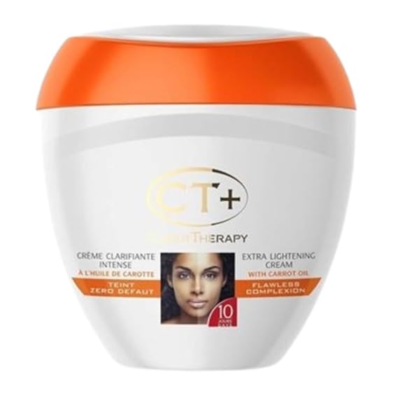 CT+ Clear Therapy Cream Hydrating Body Cream with Carrot Oil and Plant Extracts 400 ml Moisturizing & Nourishing Skin Care for Daily Use