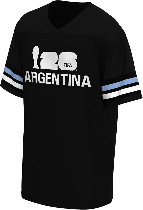 Outerstuff FIFA World Cup 2026 Mens Short Sleeve V-Neck Football Jersey