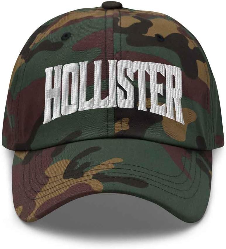 Hollister Baseball Cap Hollister Dad Hat North Carolina NC Hat Embroidered Souvenir