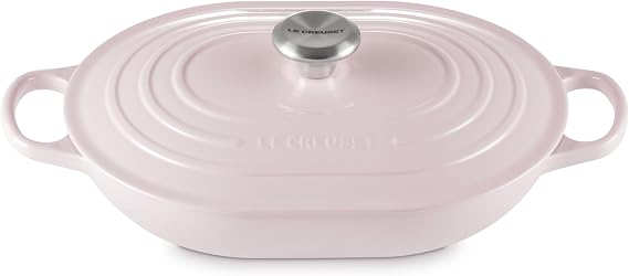 Le Creuset Enameled Cast Iron Oval Casserole with Lid, 3.75 qt., Shallot